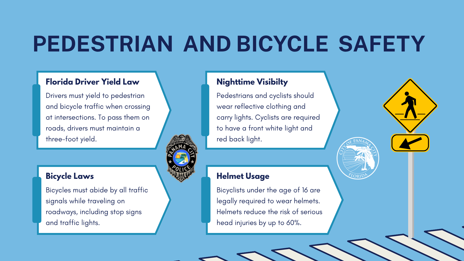 Pedestrian Safety Poster