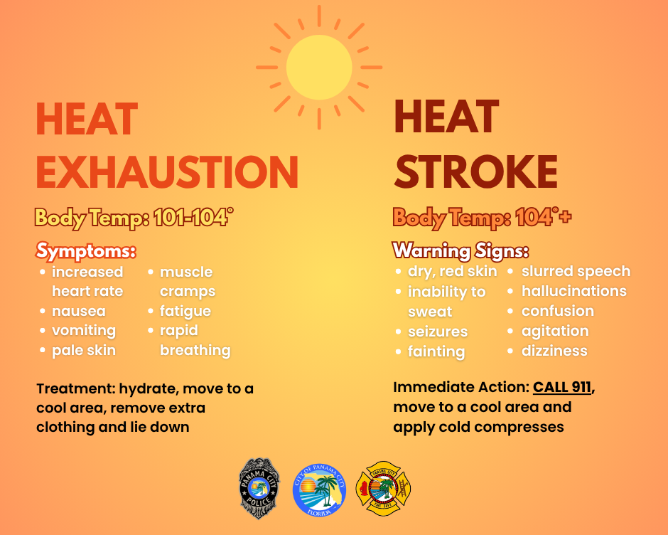 Heat Related Illnesses Graphic